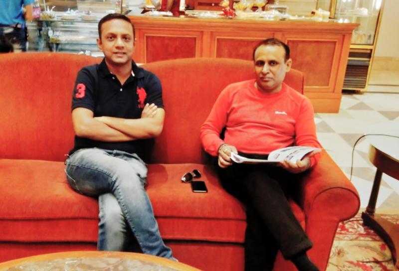 India Today editor meets co-founder