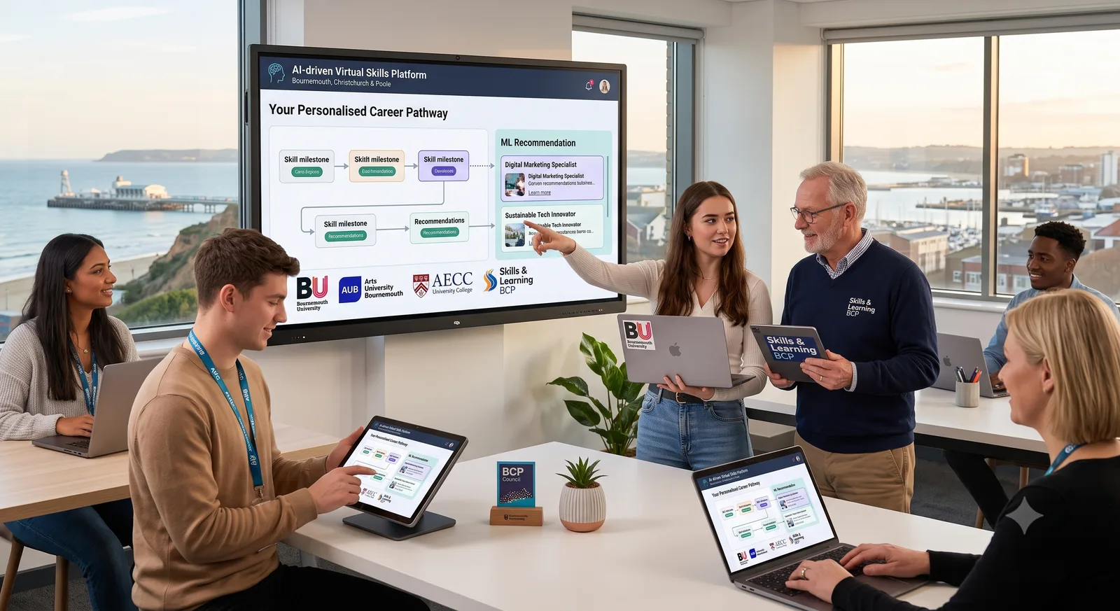 AI-driven Virtual Skills Platform for Bournemouth, Christchurch & Poole